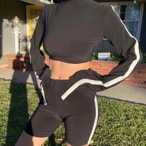 MNCMade Bike Shorts and l Long Sleeve Coord
